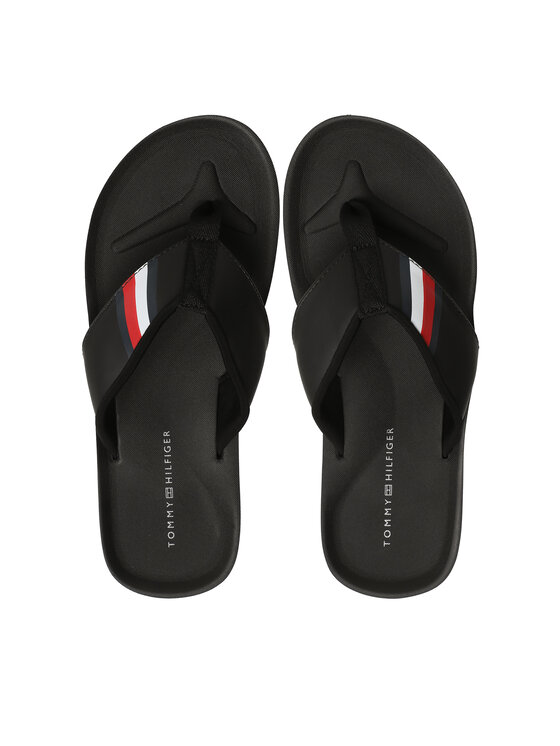 Tommy Hilfiger Japanke Comfortable Padded Beach Sandal FM0FM04473 Crna