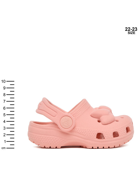 Crocs Crocs Ciabatte Toddler Classic Velvet Bow Clog 211887 Rosa