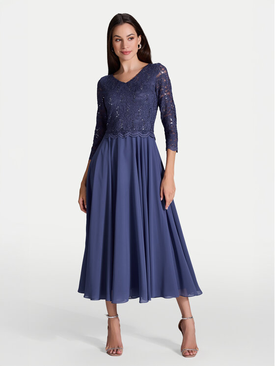 Swing Swing Kokteiļkleita 5AI08900 Zils Regular Fit