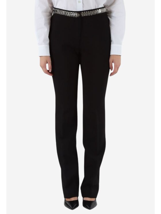 PINKO PINKO Spodnie materiałowe Pantalone donna Czarny Skin Fit