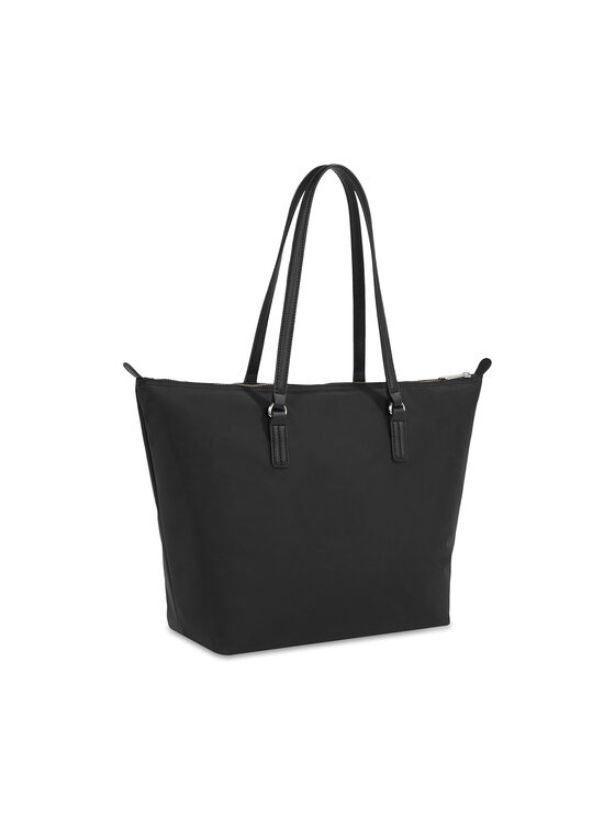Tommy Hilfiger Tommy Hilfiger Handtasche Poppy Th Tote AW0AW15639 Schwarz