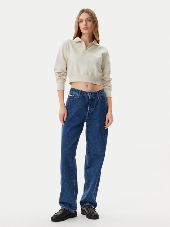 Tommy Jeans Tommy Jeans Bluza DW0DW20305 Beżowy Regular Fit