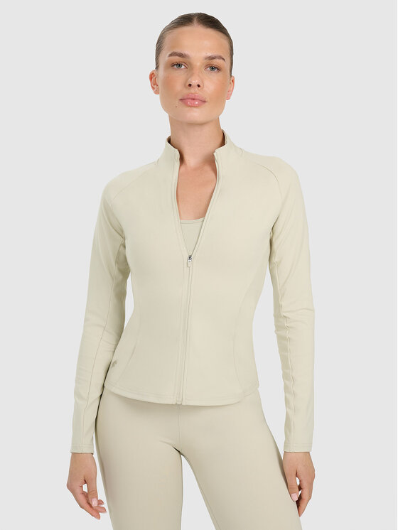 4F 4F Bluza MULTI ACTIVE Beżowy Slim Fit