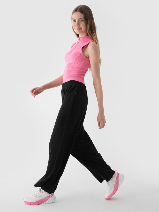 4F 4F Pantaloni da tuta 4FRAW24TTROF1352-20S Nero Oversize