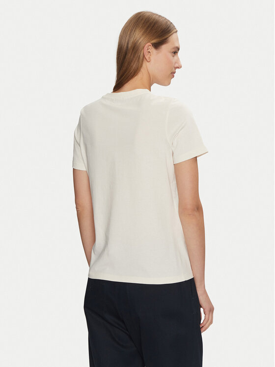 Tommy Hilfiger Tommy Hilfiger T-Shirt WW0WW43895 Εκρού Regular Fit