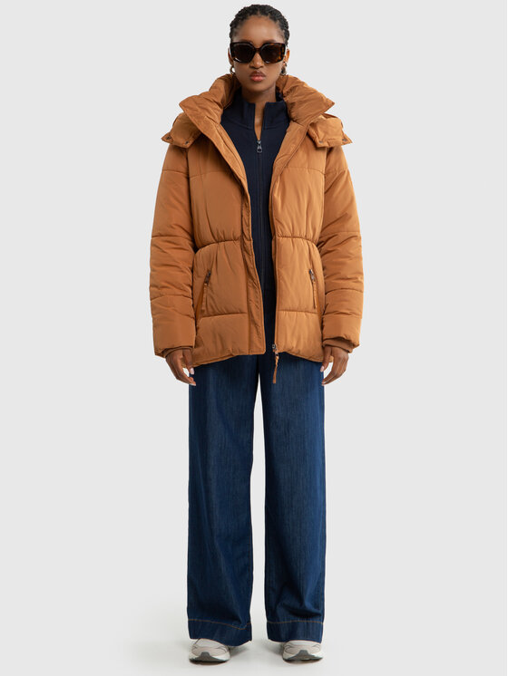 BIG STAR BIG STAR Kurtka zimowa MIRAKE Brązowy Basic Fit