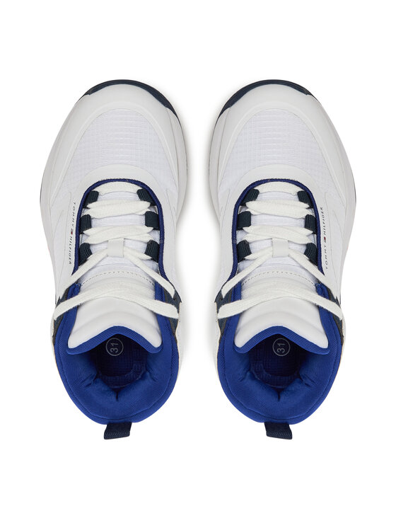 Tommy Hilfiger Tommy Hilfiger Sneakers Low Cut Lace-Up T3B9-33884-1695 Bianco
