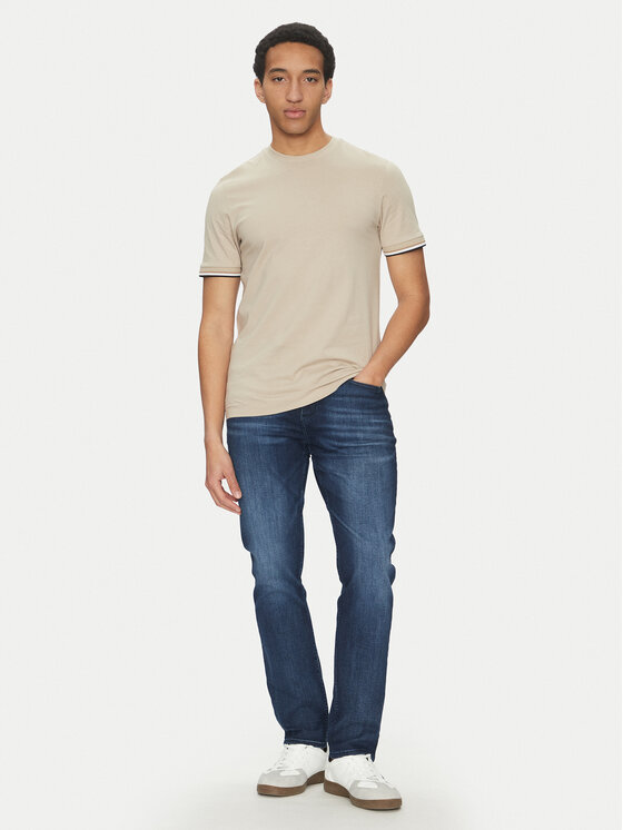 BOSS BOSS Jeans hlače H-Delaware 50538548 Mornarsko modra Slim Fit