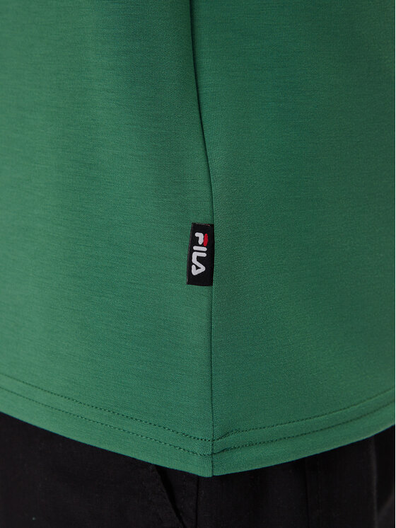 Fila Fila Marškinėliai Lennik FAM0883 Žalia Regular Fit