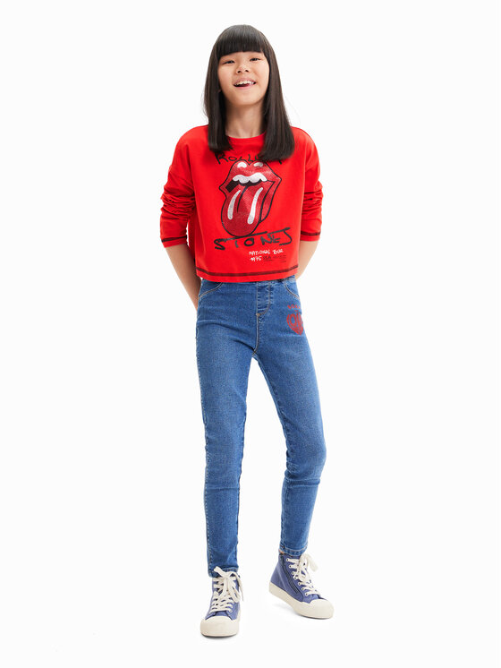 Desigual Desigual Μπλουζάκι 23WGTK17 Κόκκινο Regular Fit
