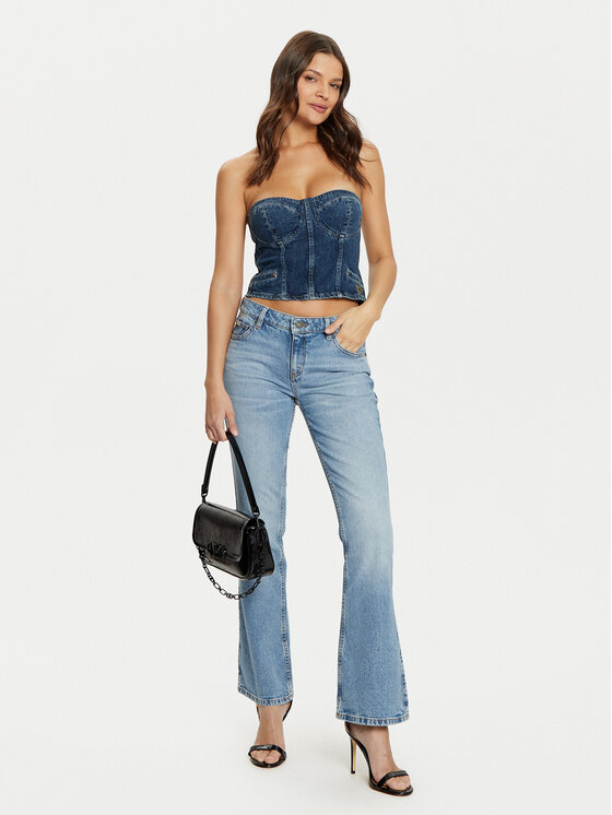 Guess Jeans Guess Jeans Blugi W5RA1SD5M4A Albastru Regular Fit