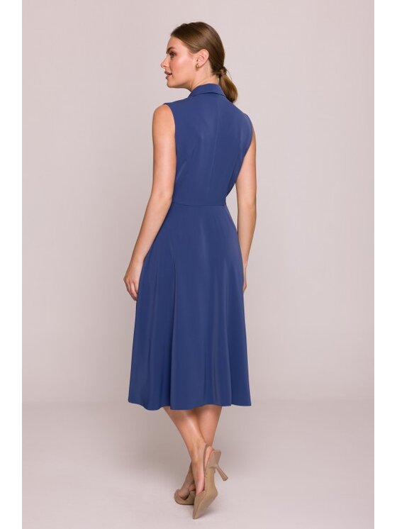Stylove Stylove Sukienka letnia S409 Niebieski A-Line Fit