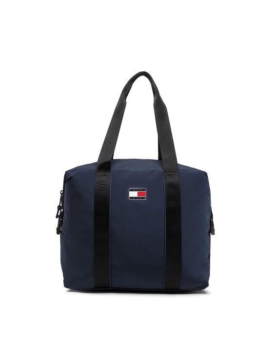Geantă Tommy Jeans Tjw Casual Tote AW0AW12490 Bleumarin