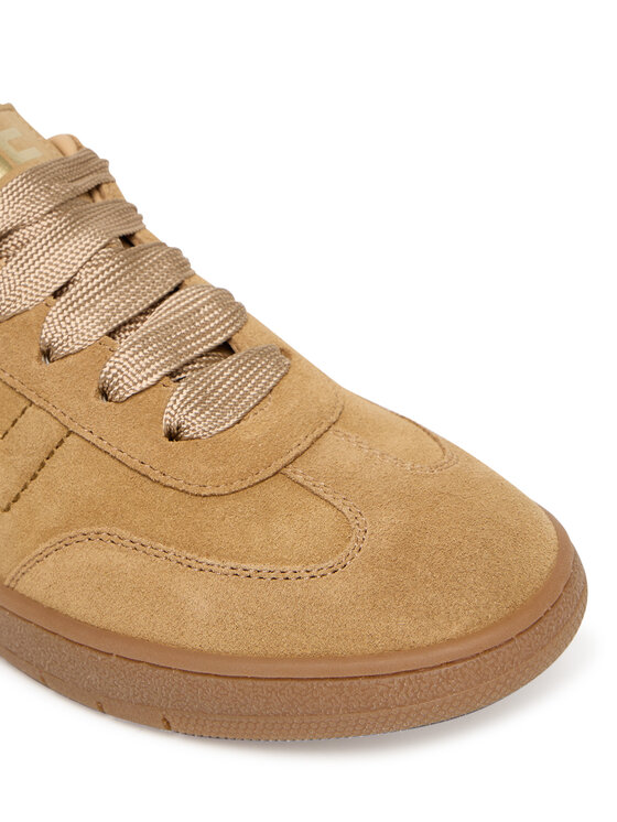 Elisabetta Franchi Elisabetta Franchi Sneakersy Low Cut Lace Up F4A9-E0340-0071 S Hnedá