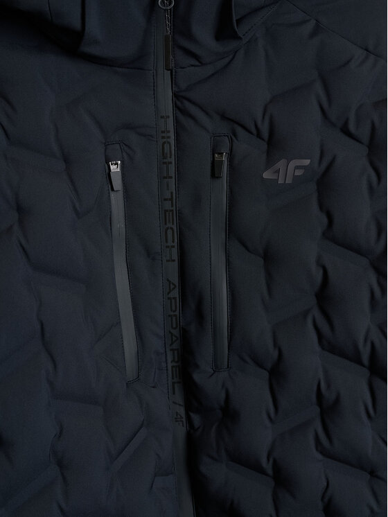 4F 4F Kurtka puchowa URBAN COMMUTER Czarny Regular Fit