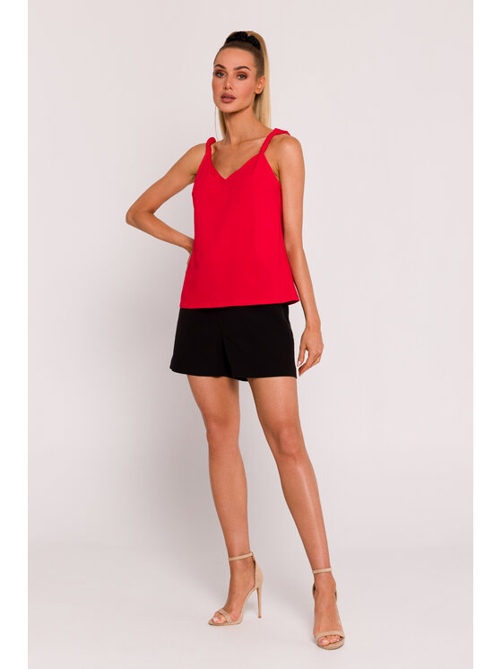 Made of Emotion Made of Emotion Blusa M792 Rosso Generous Fit