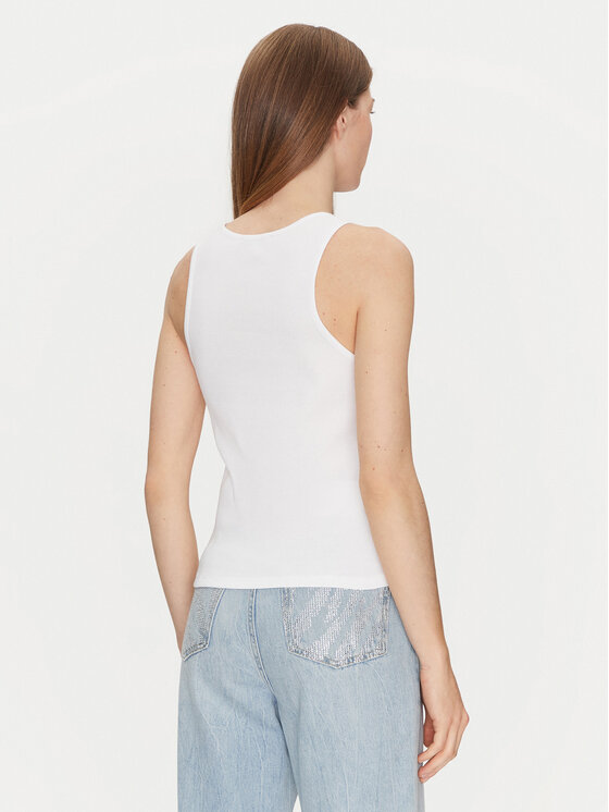 TWINSET TWINSET Top 251TP2550 Alb Slim Fit
