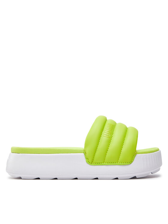 Puma Iešļūcenes Karmen Slide Puffy Wns 395399-04 Zaļš