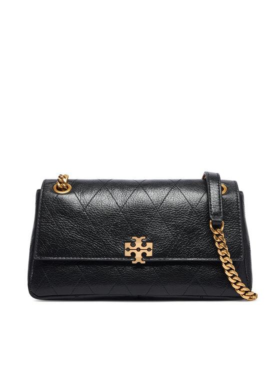 Tory Burch Geantă Charlie Quilted Small Shoulder Bag 185829 Negru