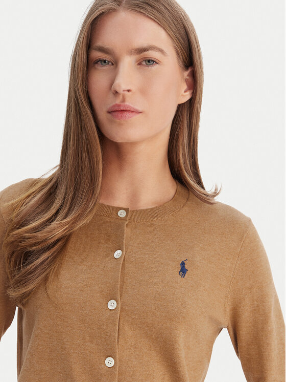 Polo Ralph Lauren Polo Ralph Lauren Kardigan 211971871007 Béžová Slim Fit