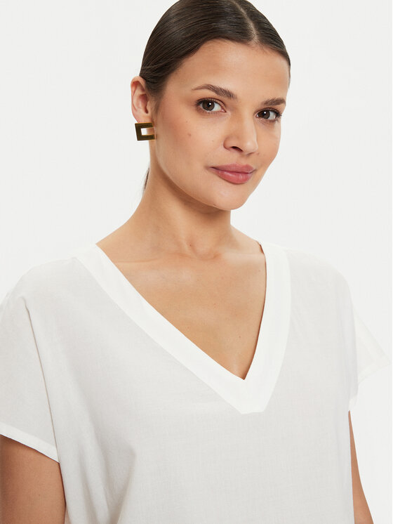Mustang Mustang T-krekls Elsberry 1015086 Balts Relaxed Fit