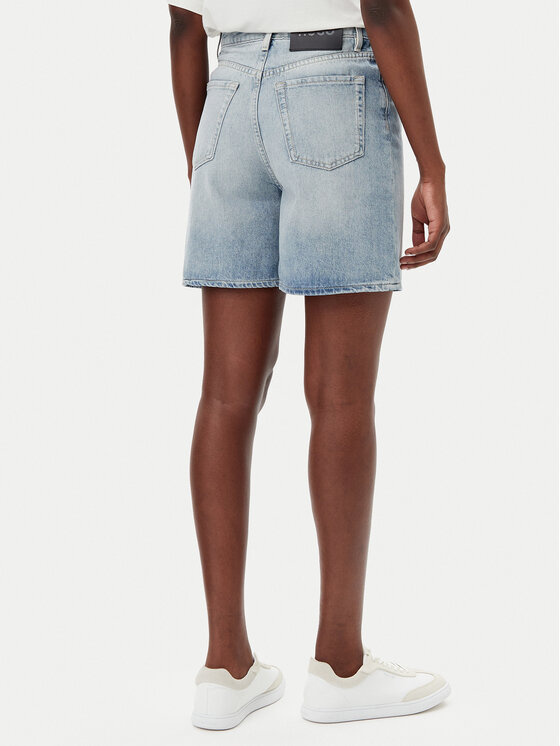 HUGO HUGO Pantaloni scurți de blugi Gelita 50538863 Albastru Relaxed Fit