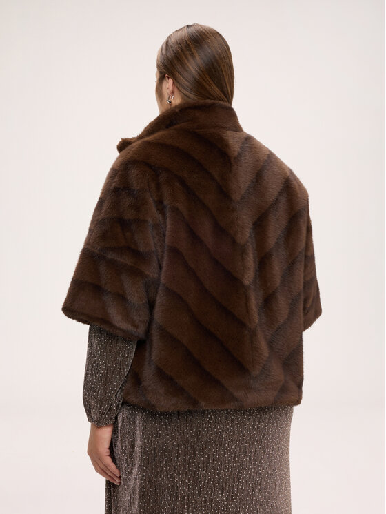 Fiorella Rubino Fiorella Rubino Cappotto invernale F00GE000077N022 Marrone Regular Fit