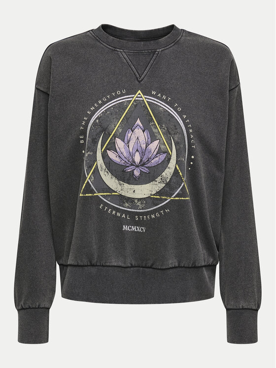 ONLY ONLY Sweatshirt Lucinda 15340912 Grau Regular Fit