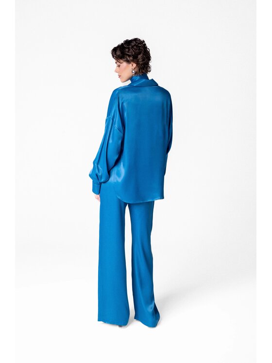 LE POSSÉ LE POSSÉ Camicia KLS Blu Loose Fit