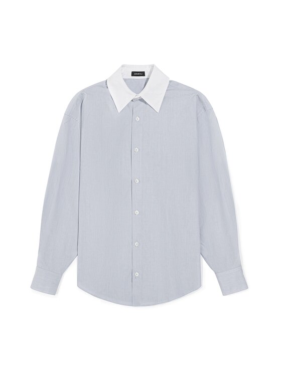La Mania La Mania Camicia JENNY Blu Classic Fit