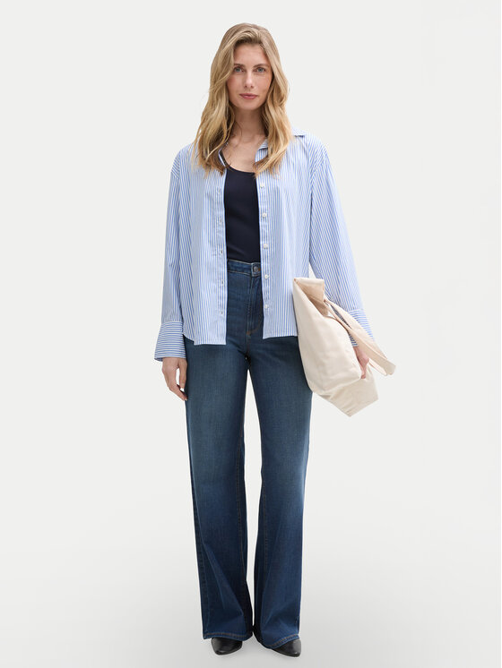 Tom Tailor Tom Tailor Felső 1045540 Sötétkék Regular Fit