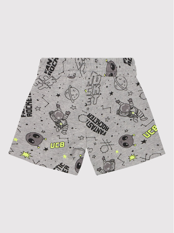 United Colors Of Benetton United Colors Of Benetton Sportske kratke hlače 33AMI0302 Siva Regular Fit