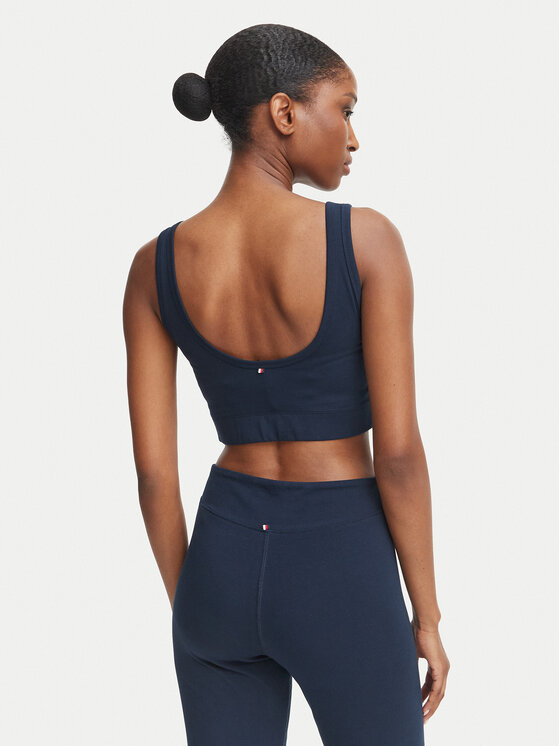 Tommy Hilfiger Tommy Hilfiger Sportinė liemenėlė UW0UW06627 Tamsiai mėlyna
