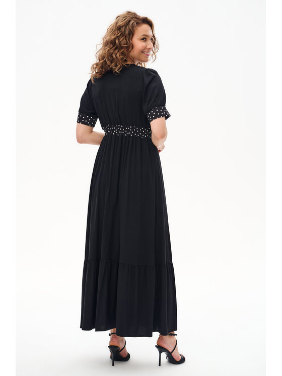 blue shadow blue shadow Sukienka codzienna Rimini Czarny Regular Fit