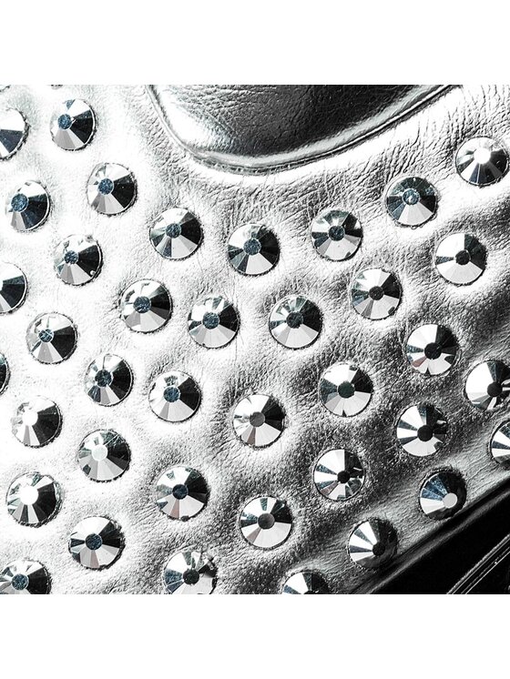 PINKO PINKO Снікерcи Gem 6 Al 17-18 BLKS1 1H20BB Y3QP Срібний