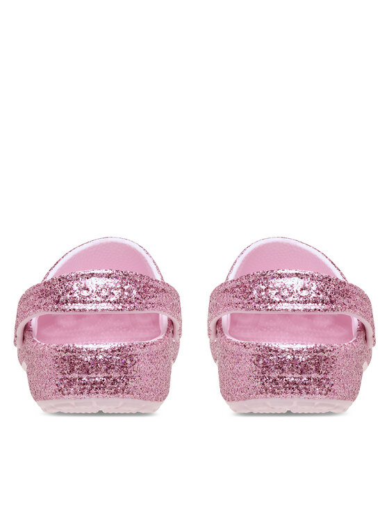 Crocs Crocs Klapki Classic Chunky Glitter Clog K 211939 Różowy