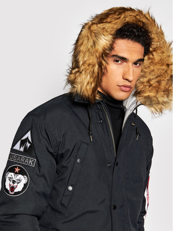 Alpha Industries Alpha Industries Kurtka zimowa Arctic Discoverer 118100 Czarny Regular Fit