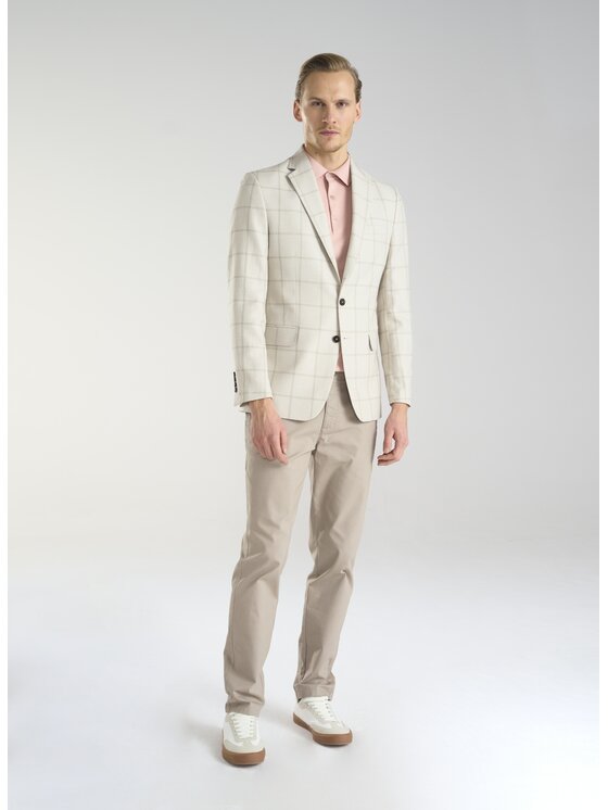 Pako Lorente Pako Lorente Marynarka P24SF-3X-024 Beżowy Slim Fit