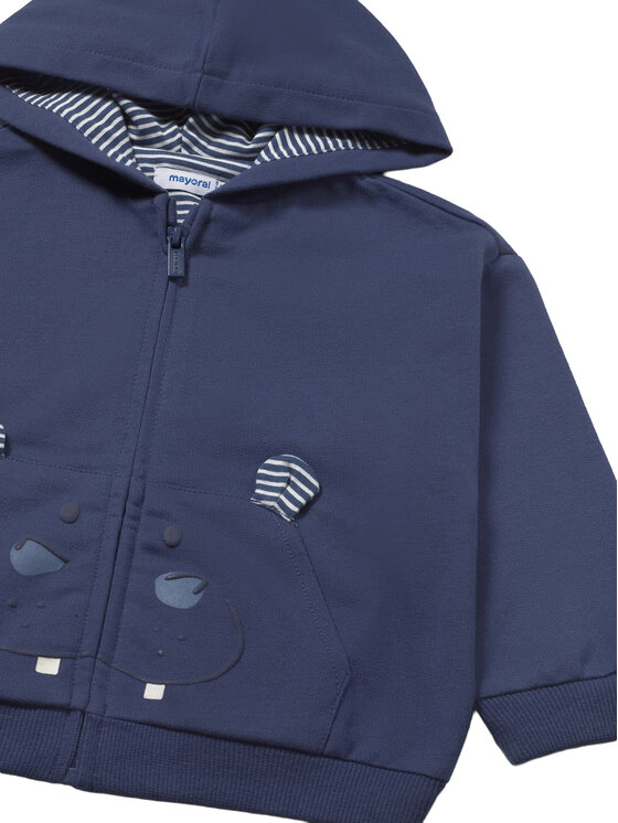 Mayoral Mayoral Majica dugih rukava 1407 Tamnoplava Regular Fit