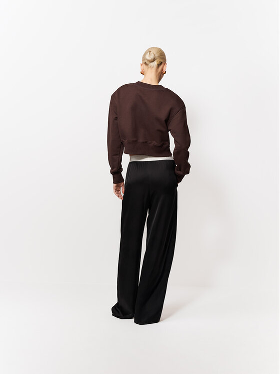La Mania La Mania Felpa RUNE Marrone Basic Fit