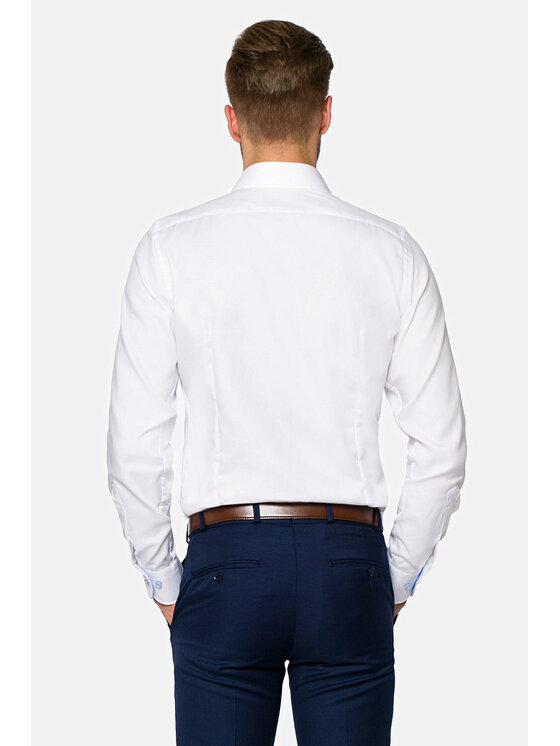 Lancerto Lancerto Koszula Riley KO073120000004 Biały Slim Fit
