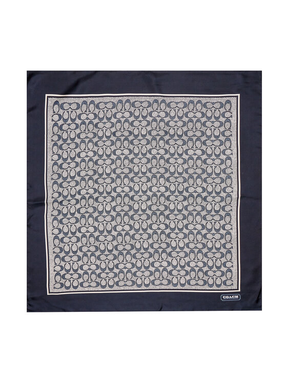 Coach Coach Foulard Vintage Signature C2755 Blu scuro