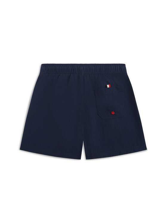 Tommy Hilfiger Tommy Hilfiger Szorty kąpielowe Original Logo Embroidery UB0UB00589 Granatowy Regular Fit