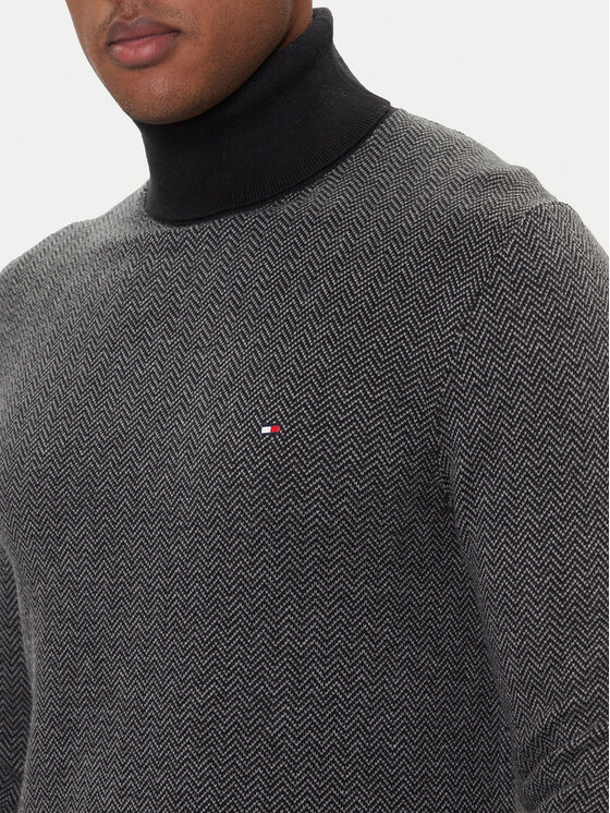 Tommy Hilfiger Tommy Hilfiger Dolčevita MW0MW40446 Siva Regular Fit