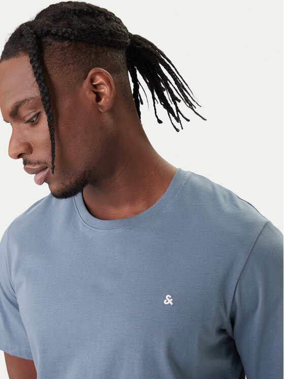 Jack & Jones Jack & Jones T-Shirt Paulos 12245087 Modrá Regular Fit