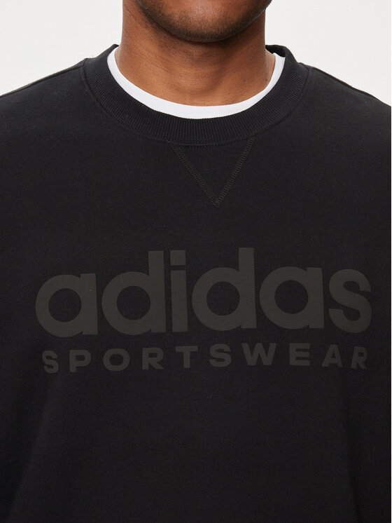 adidas adidas Μπλούζα ALL SZN Fleece Graphic IW1190 Μαύρο Regular Fit