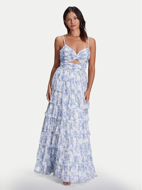 Hey Kyla Swing Abito da sera 5AH016HK Blu Regular Fit