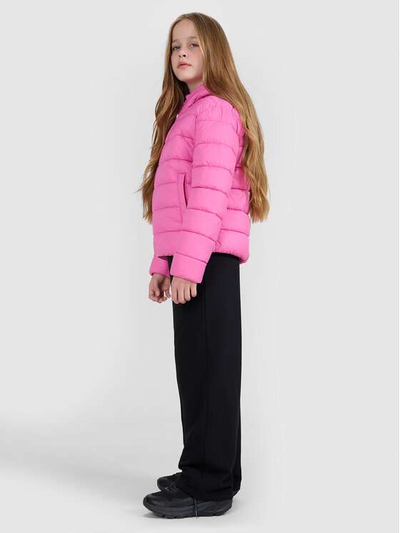 4F 4F Kurtka puchowa OUTERWEAR Różowy Regular Fit