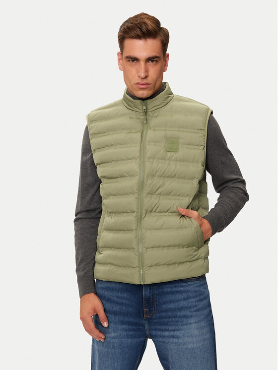 Mustang Mustang Γιλέκο Dublin 1015601 Πράσινο Regular Fit