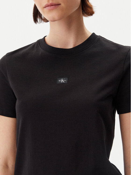 Calvin Klein Jeans Calvin Klein Jeans Marškinėliai J20J225243 Juoda Regular Fit